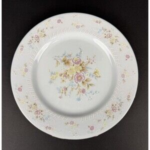 Vintage Crescent China "Jie Pai" Salad Plate, Floral, Grannycore Cottagecore
